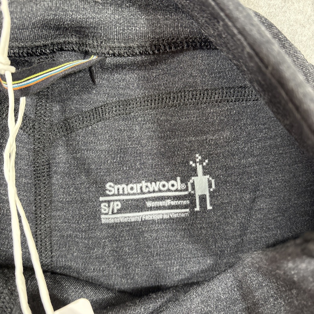 Smartwool Women's Sz S Charcoal Heather Thermal Merino Base Layer Bottom $125 - Picture 4 of 11